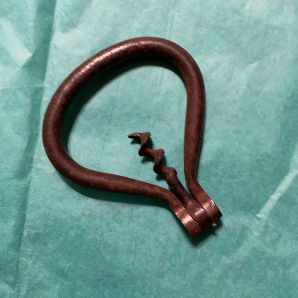 Antique Pocket Metal Folding Corkscrew collection - Picture 3 of 10